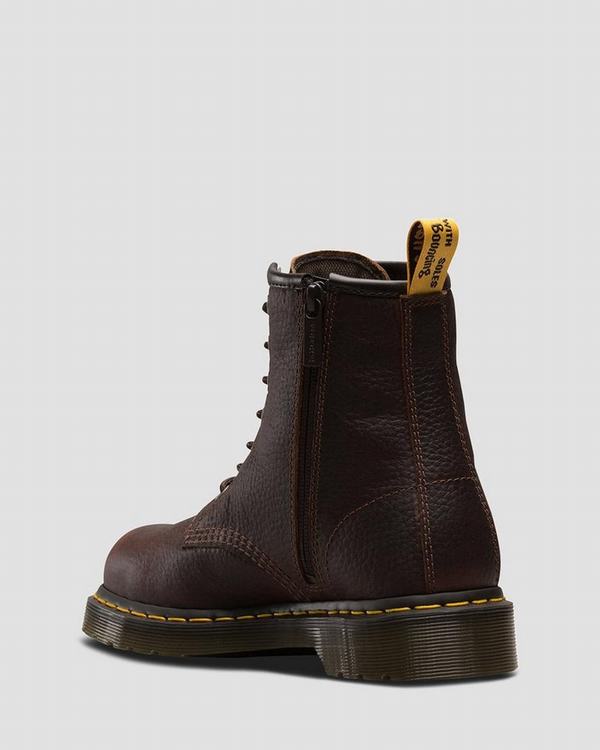 Dr Martens Dámské Pracovní Boty Maple Zip Hnědé, CZ-592038